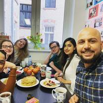 Breakfast at the centre