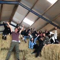 Group visit to a Dutch cheese farm!