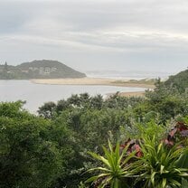 View of Chintsa Beach from the accommodation.