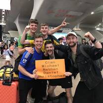 Tartan Army arrive in Guangzhou 