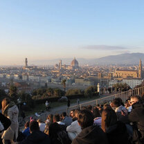 My favorite view of the city, from Piazzale Michelangelo