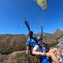 Paragliding off Lions Head, Cape Town