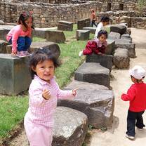 Playing with children