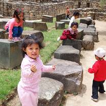 Playing with children