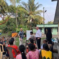 Teaching English in slum area 