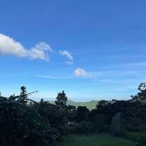 The view from on top of the mountain 
