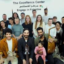 Traditional Palestinian music day at the Excellence Center