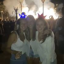 Me and my friends at San Juan, a catholic holiday that celebrated both Sant Juan's birthday, and summer solstice. People dress up as demons and throw fire everywhere! 