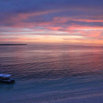 Sunset view from Blue Planet