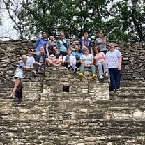 Exploring Cahal Pech Mayan Ruins