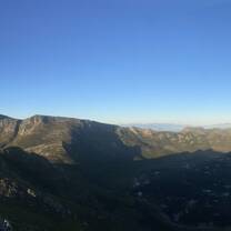 Chapmans Peak at sunset