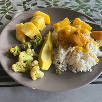 One of the many delicious meals