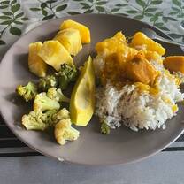 One of the many delicious meals