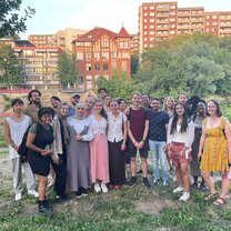 Goodbye dinner group photo