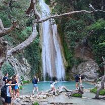 Visiting Neda waterfall 