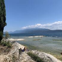 Lake Garda with my host family 