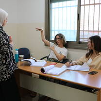 Arabic class with my teacher Maryam