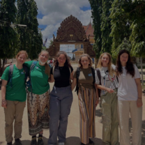 Volunteers at local school