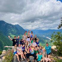 Hiking the most beautiful mountain with the strangers that quickly became family on this adventure of a lifetime :)