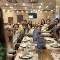 at restaurant in hebron