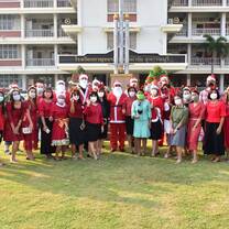 Christmas with English department 
