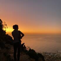 Hiking Table Mountain at Sunset