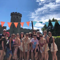 Our group outside Windsor Castle