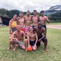 Soccer with the crew