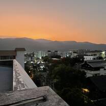 Sunset from the roof of the dorm