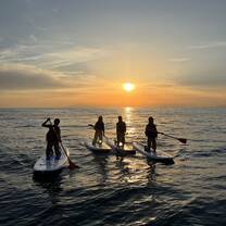 Paddleboard your with friends after class <3