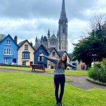 Photo of me on the group excursion to Cobh