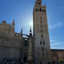 Giralda, bell tower of the cathedral in Sevilla