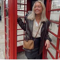 Me in a telephone booth in London