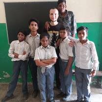 With my class