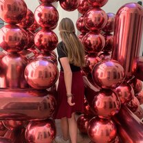 I was able to travel and visit museums on my own - this picture is at a modern art museum in Barcelona