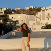 During a Class Trip to a Greek Island