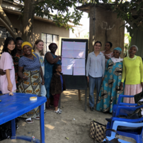 giving presentations to local women's groups! (topics: right to vote, domestic violence, life planning, business tactics. etc.)