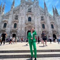 Me on a weekend trip to Milan!