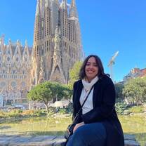  Julia at the Sagrada Familia!