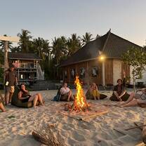 Bonfires after a day of dives 