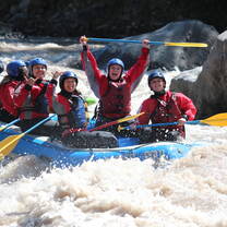 Whitewater rafting in the Andes!