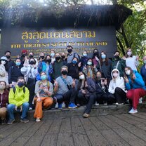 We got to hike through cloud forests to the highest point in Thailand!