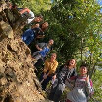 Students on a hike in Cinque Terre- an excursion provided by Verto!