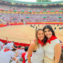 Running of the bulls. Pamplona, Spain