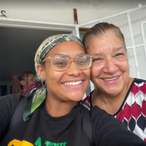 Me and My MamaTica (Host Mother) the day I left! 