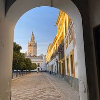 Beautiful view of the tower of the Cathedral 