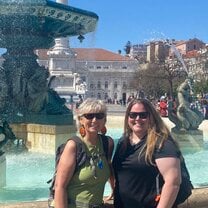 Sam Sullivan and Jenny Sullivan in Lisbon Portugal 