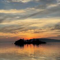 Orcas island sunset 