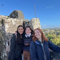 Some of my friends and I at Blarney Castle in Cork, Ireland! Day trips by plane/train are pretty affordable and many countries are only a 1-2 hour flight away.
