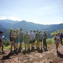 Up in the rainforest Costa Rica!